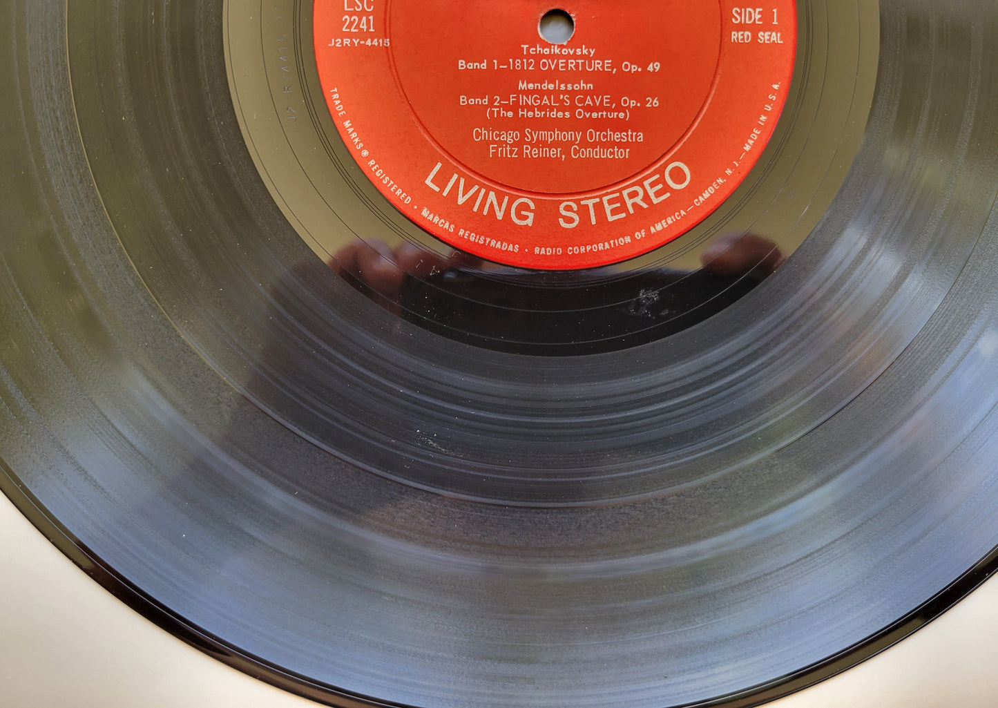 8. LP Record - Tchaikovsky: 1812 Overture and Mendelssohn: Fingal's Cave Overture