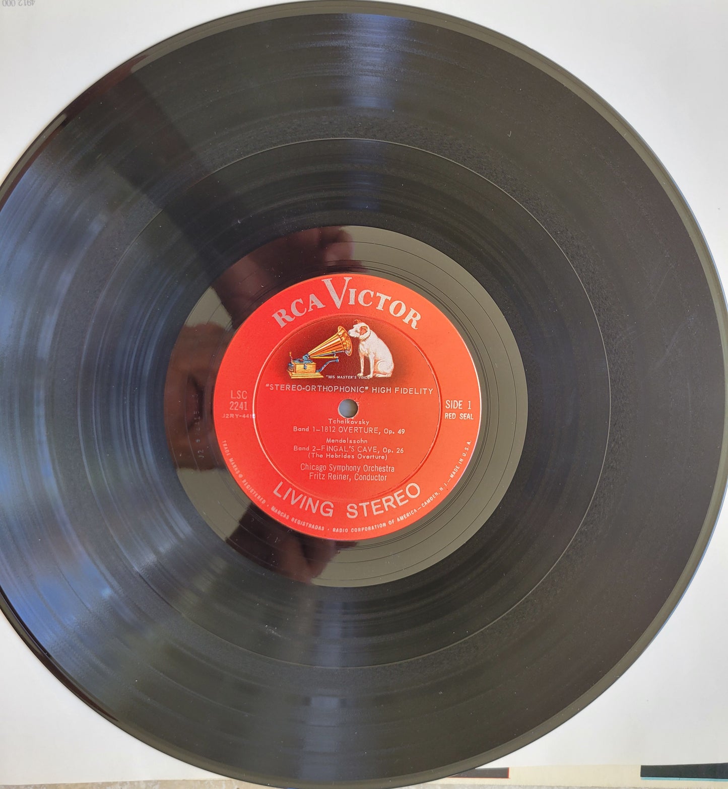 8. LP Record - Tchaikovsky: 1812 Overture and Mendelssohn: Fingal's Cave Overture