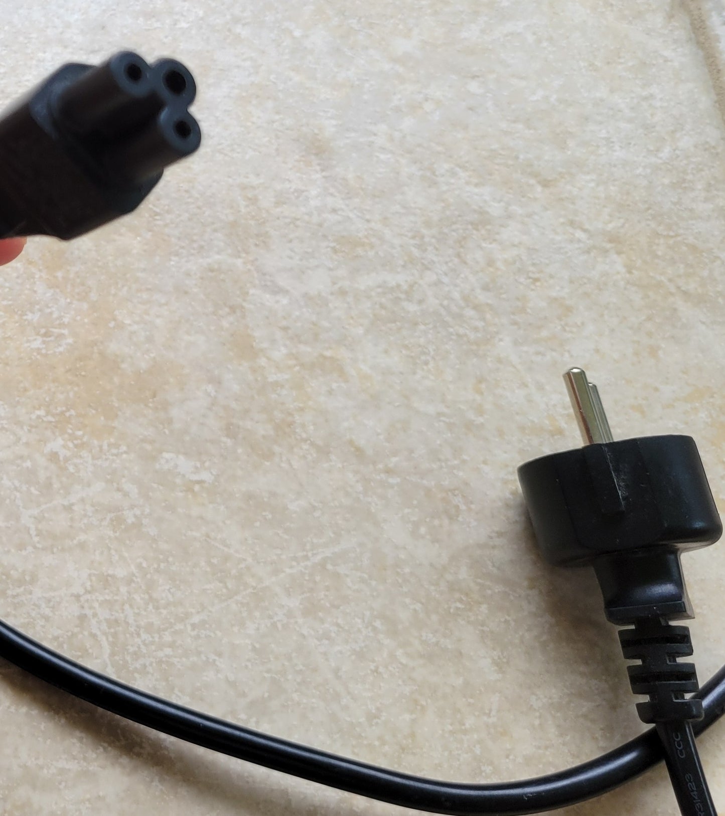 AC 3 Prong Power Cord, 2 Feet 16A and 250V