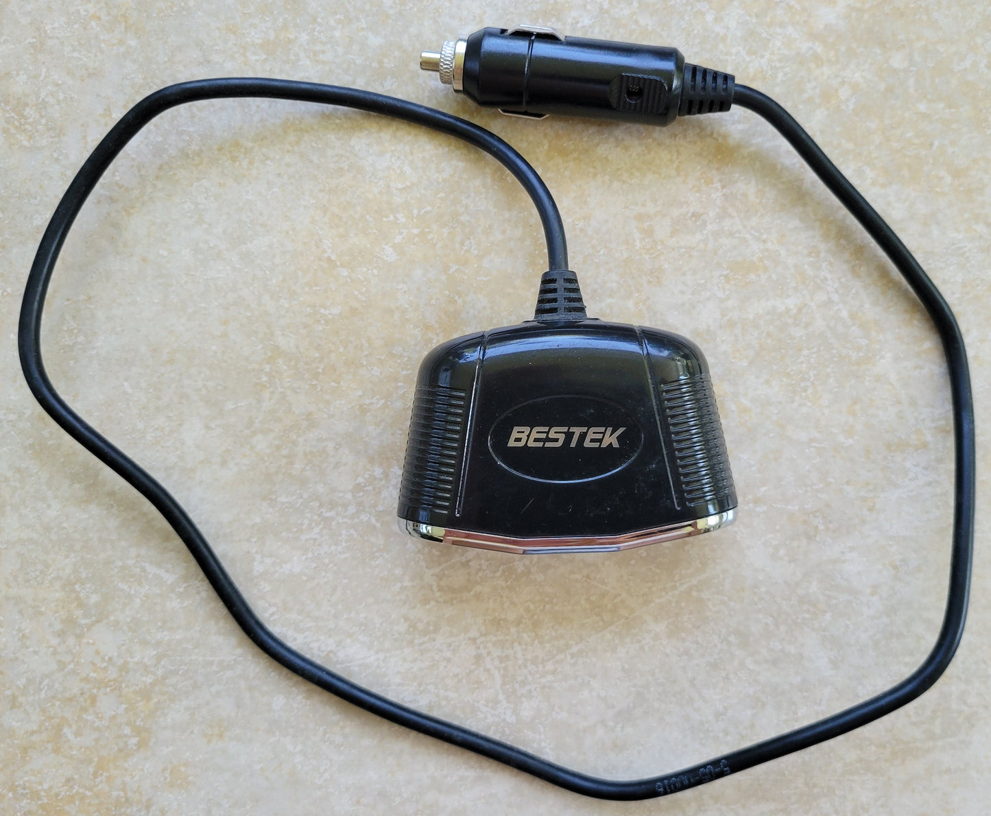 BESTEK 150W 2-Socket Car Cigarette Lighter Splitter Power Adapter