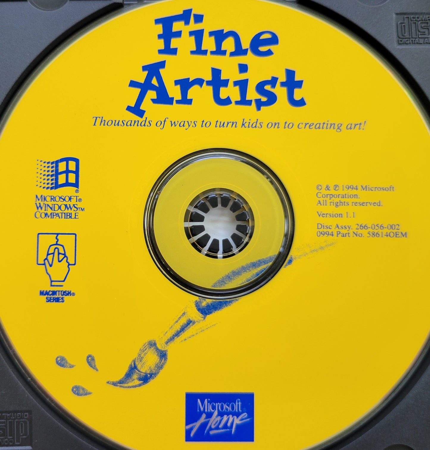Vintage CD - Microsoft Home, Fine Artist