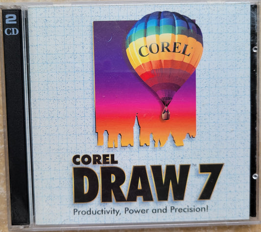 Vintage CD - COREL Draw 7, CD #1 and CD #2