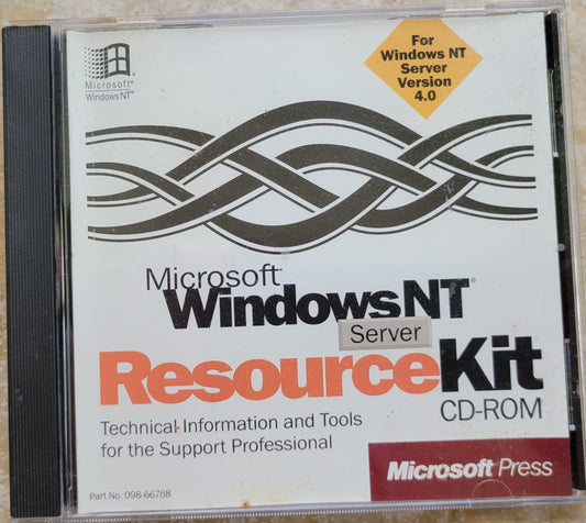 Vintage CD - Microsoft Windows NT Server Resource Kit