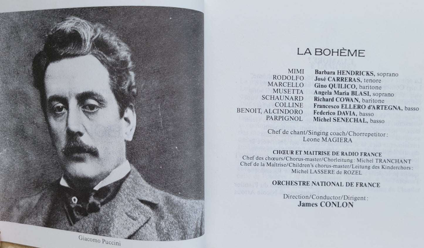 Book - Puccini: La Boheme Libretto (Opera)