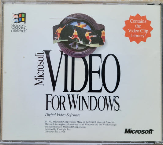 4. Microsoft Video for Windows