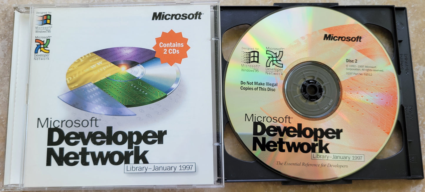 4. Vintage CD - Microsoft Developer Network, Software Library