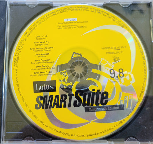 4. Vintage CD - Lotus Smart Suite, Millennium Edition