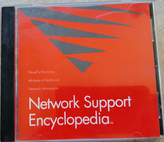 Vintage CD - Novell Network Support Encyclopedia, 1991