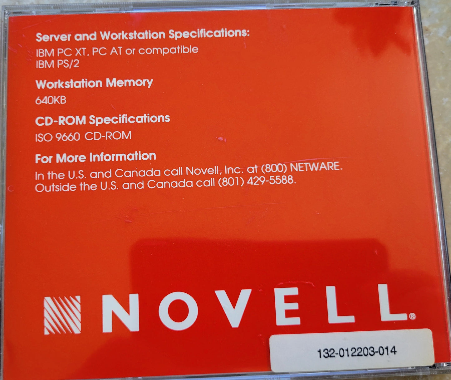 Vintage CD - Novell Network Support Encyclopedia, 1991