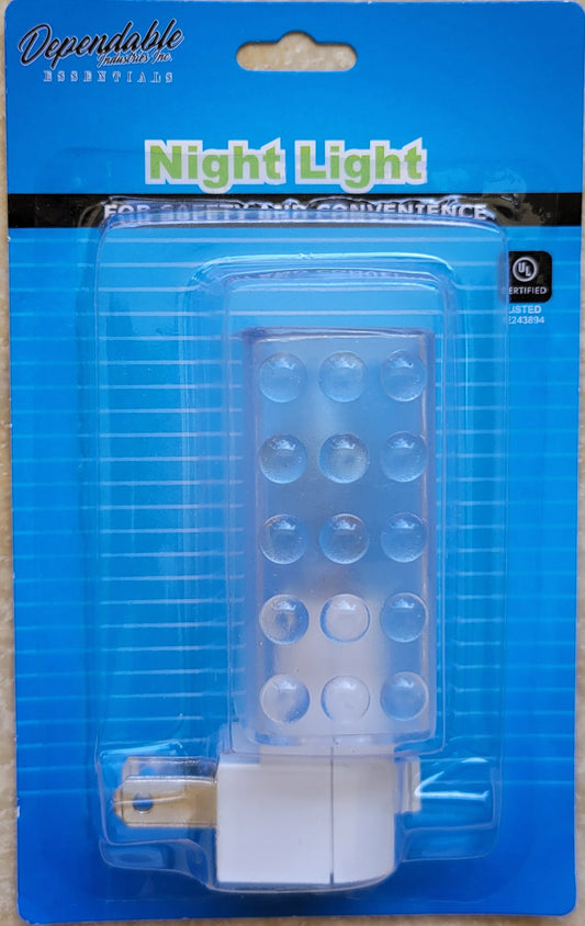 Night Light with Switch, UL Certified