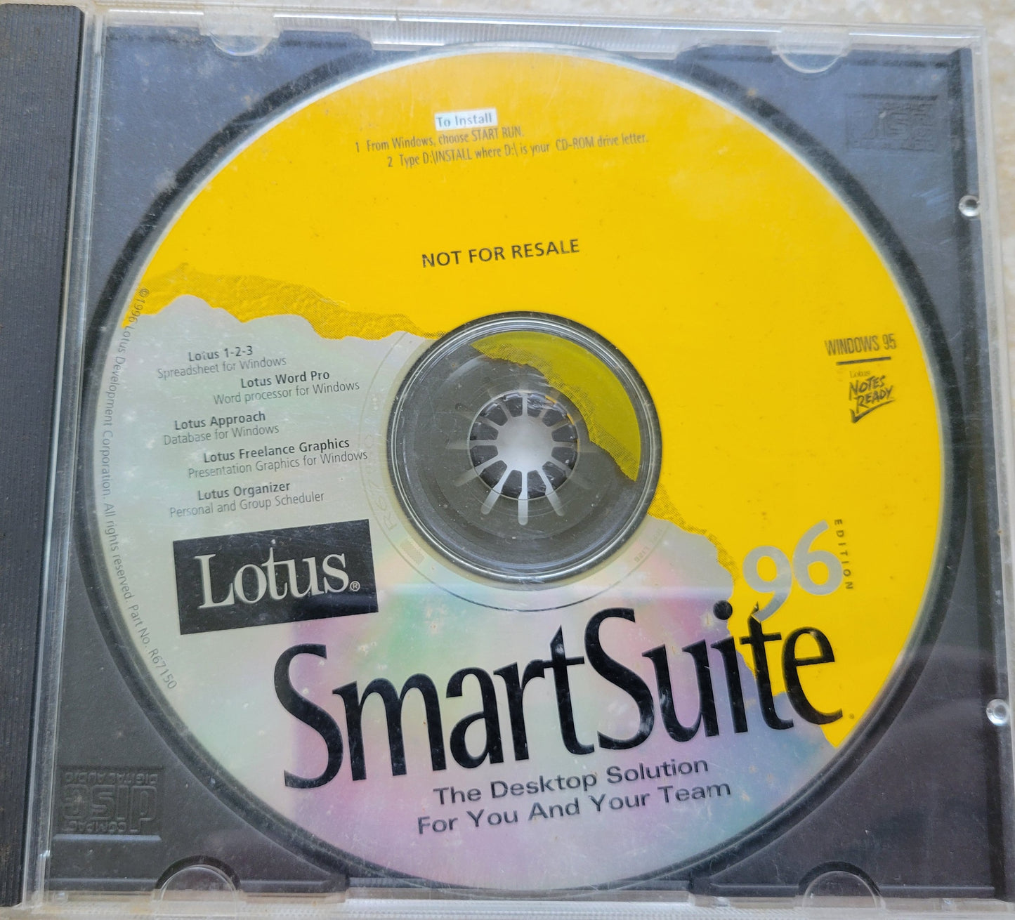 4. Vintage CD - Lotus SmartSuite 96