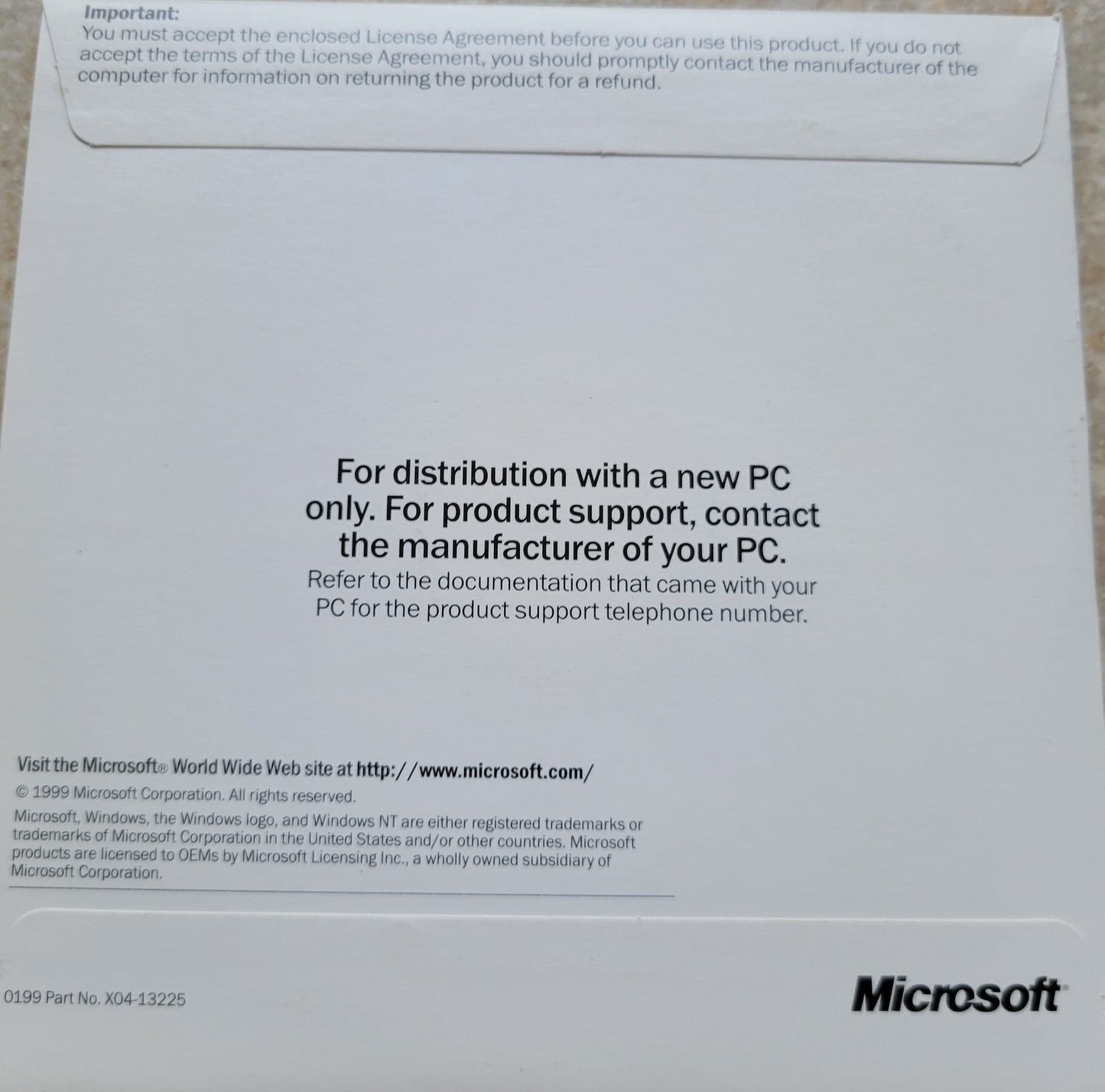 Vintage CD - Microsoft Virtual Machine