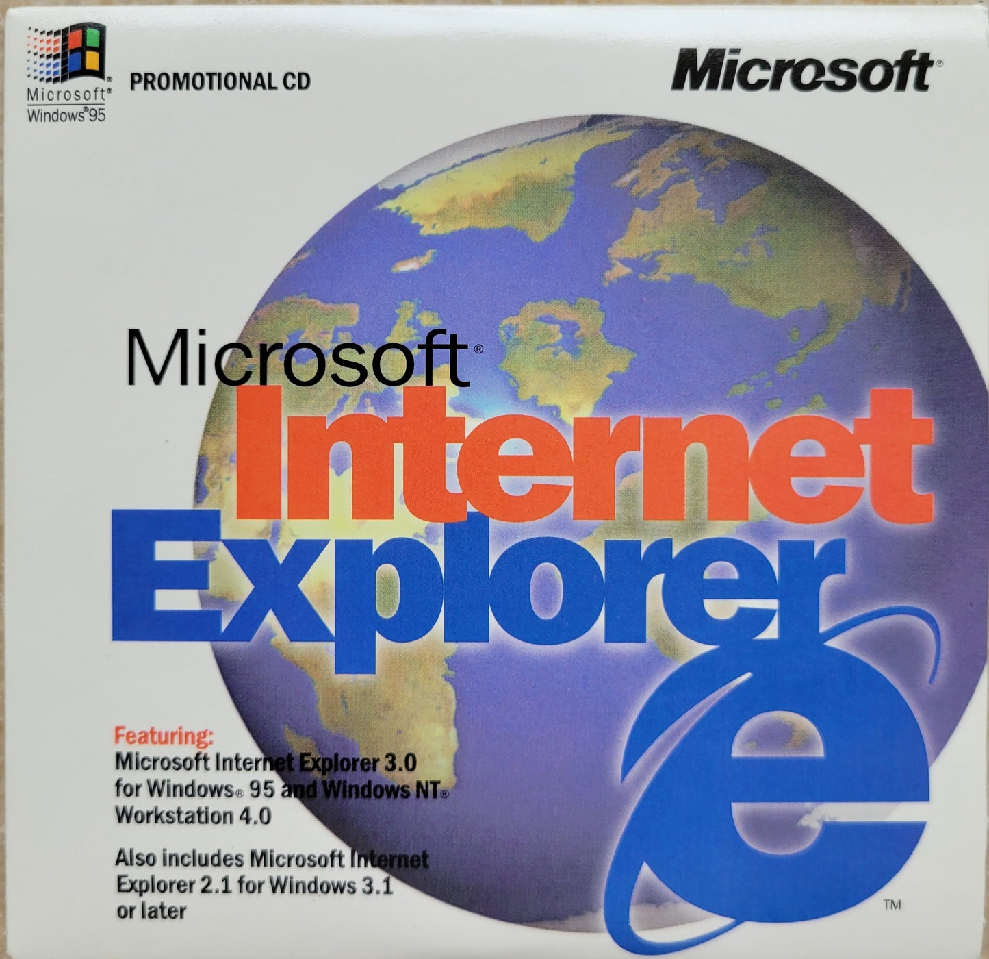 Vintage CD - Microsoft Internet Explorer, Version 3.0