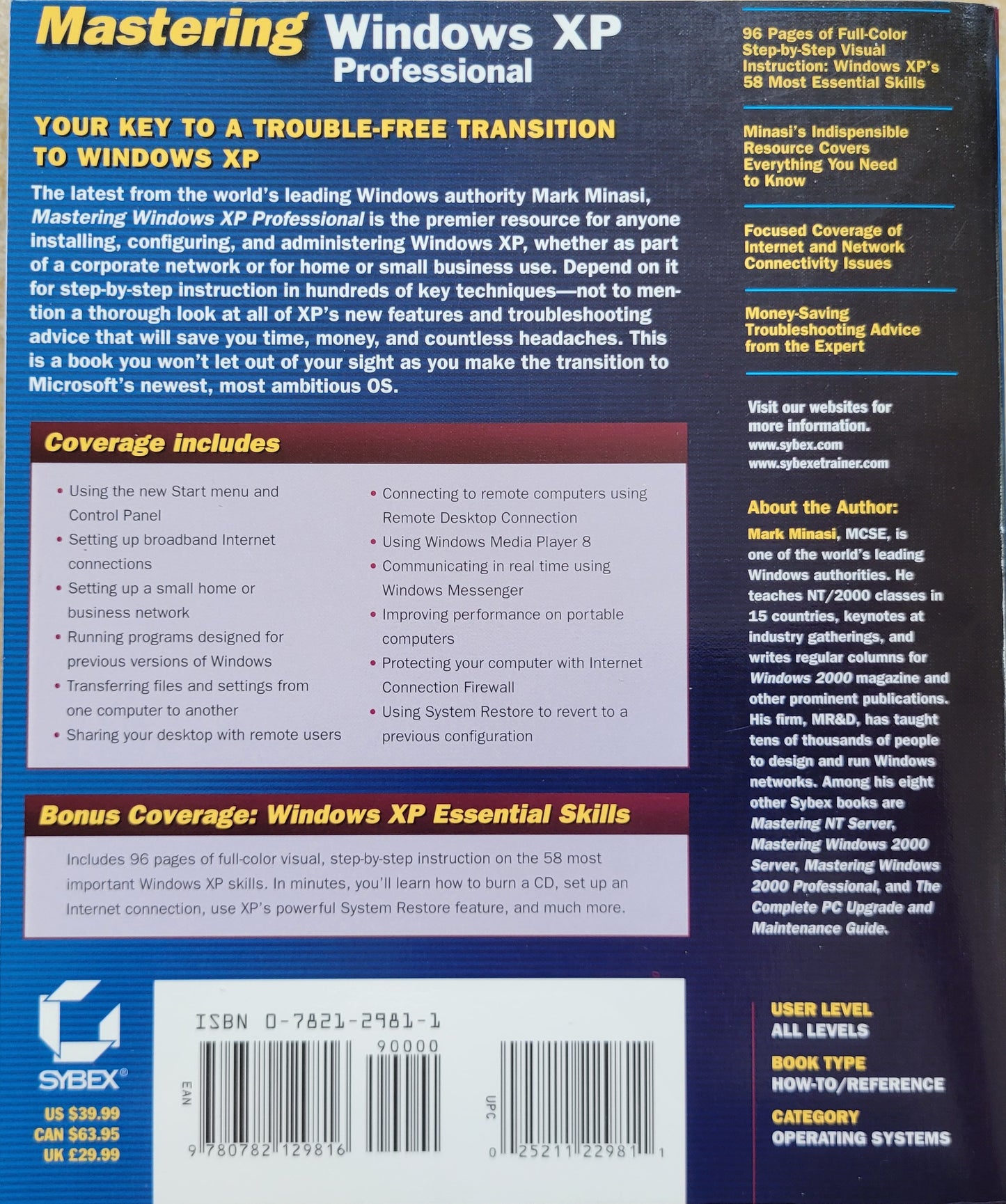 Vintage - Mastering Windows XP Professional