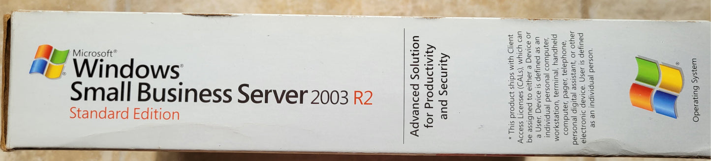 Microsoft Windows Small Business Server 2003 R2, Standard Edition 5-User