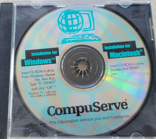 Vintage CD - CompuServe for Windows and Macintosh