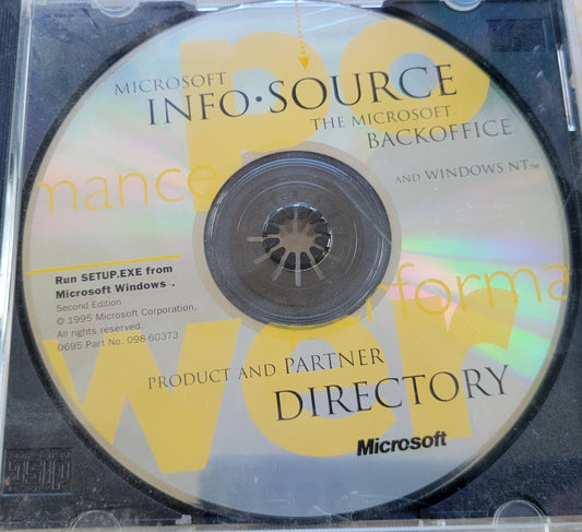 Vintage CD - Microsoft Info-Source