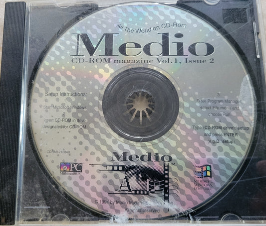 Vintage CD - Medio CD-ROM Magazine Vol. 1, Issue 2