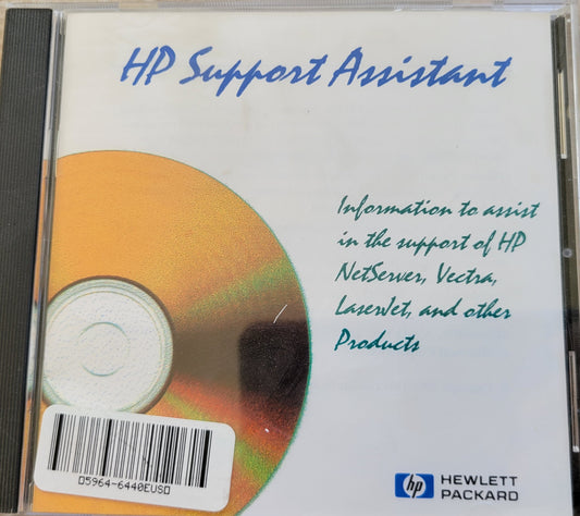 Vintage CD - HP Support Assistant, 1996