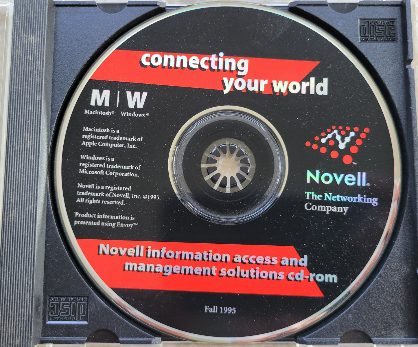 Vintage CD - NOVELL information access and management solutions cd-rom