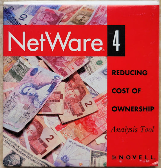 Vintage Floppy Diskette - NOVELL NetWare 4 Analysis Tool