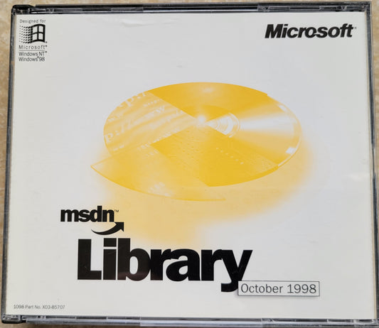 Microsoft MSDN Library, 3 CDs for Windows NT and Windows 98