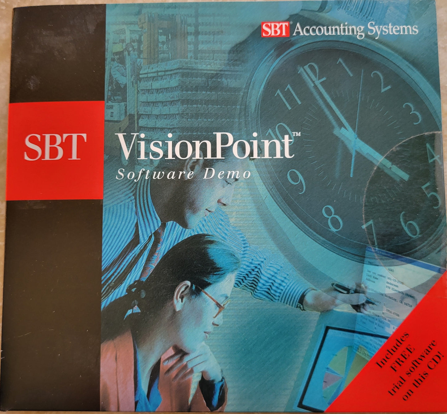 Vintage - SBT VisionPoint Software Demo by SBT Accounting Systems  Includes Free Trial Software