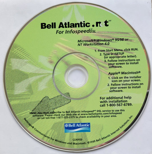 Vintage CD - Bell Atlantic for Infospeed, 1999