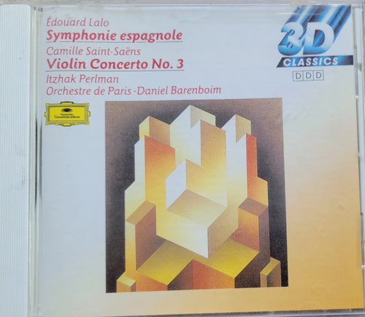 2. Music CD - Edouard Lalo: Symphonie Espagnole, Saint-Saens: Violin Concerto No. 3, 1983