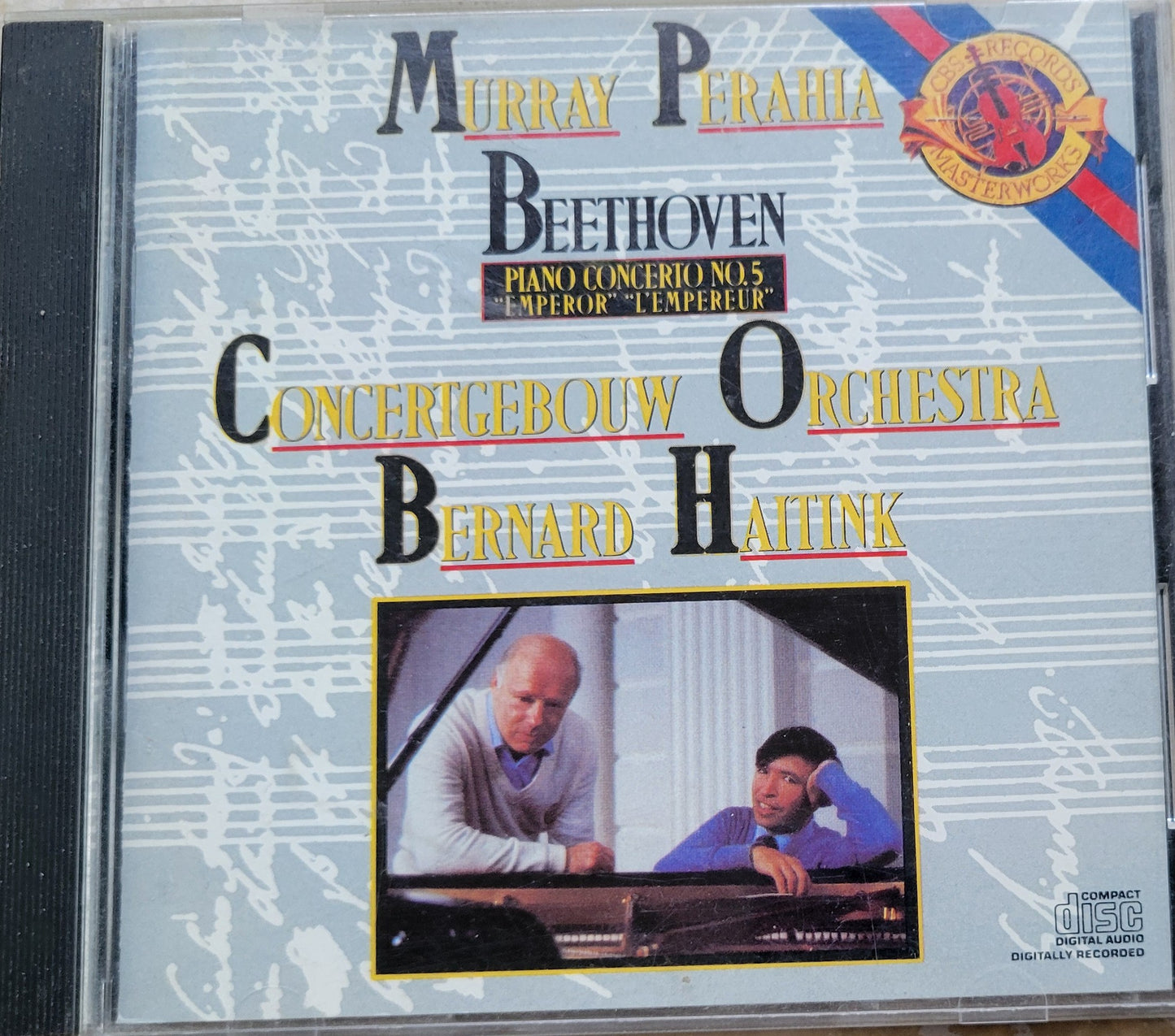 Music CD - Beethoven: Piano Concerto No. 5, Emperor, Bernard Haitink, 1987