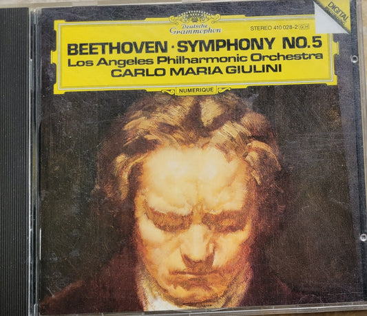 Music CD - Beethoven: Symphony No. 5, Carlo Maria Giulini, 1982