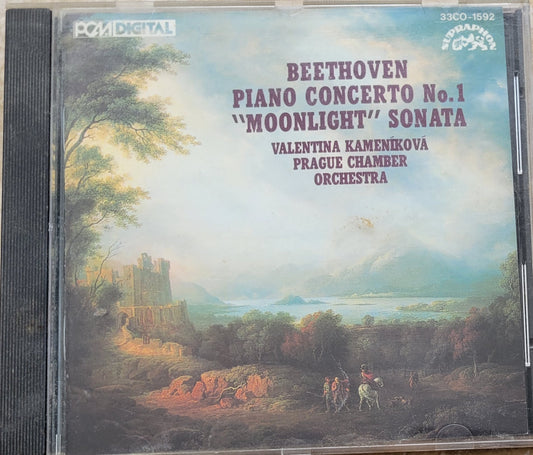 Music CD - Beethoven: Piano Concerto No. 1 "Moonlight" Sonata, 1984