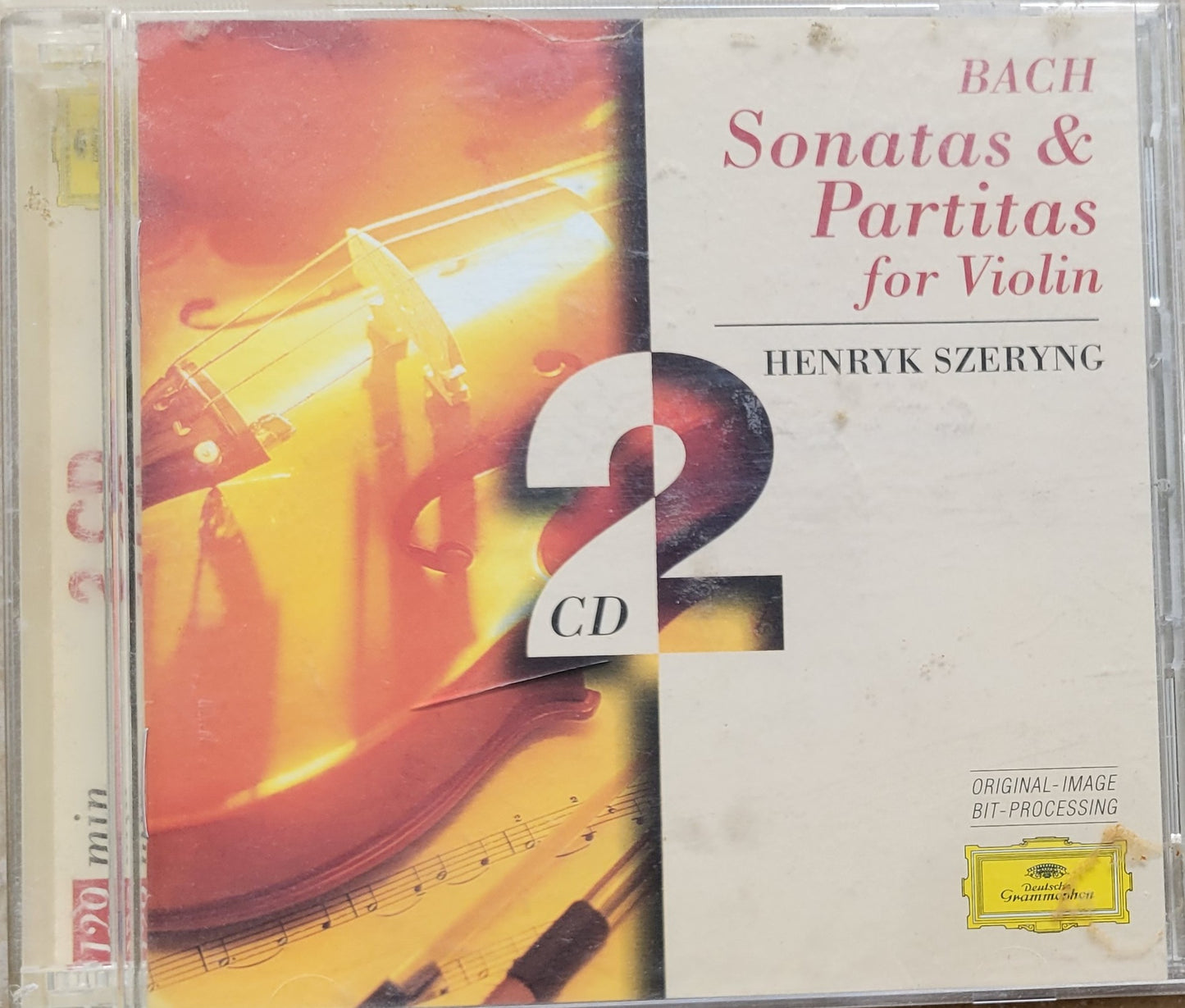 Music CD - Bach: Sonatas &amp; Partitas for Violin, Henryk Szeryng, 2CDs, 1968