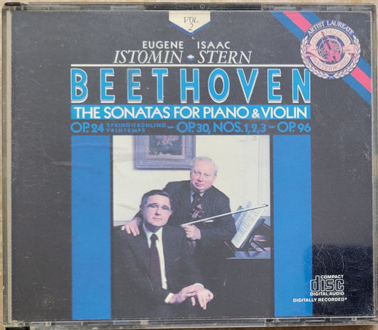 Music CD - Beethoven: Sonatas for Piano & Violin, 2 CDs, 1986