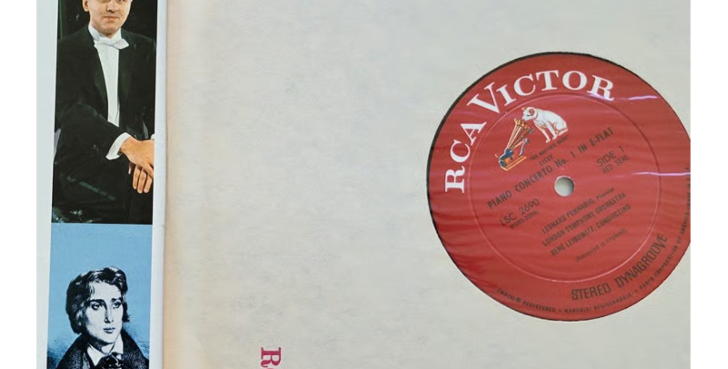 LP Record - Liszt: Concertos No. 1 and No. 2