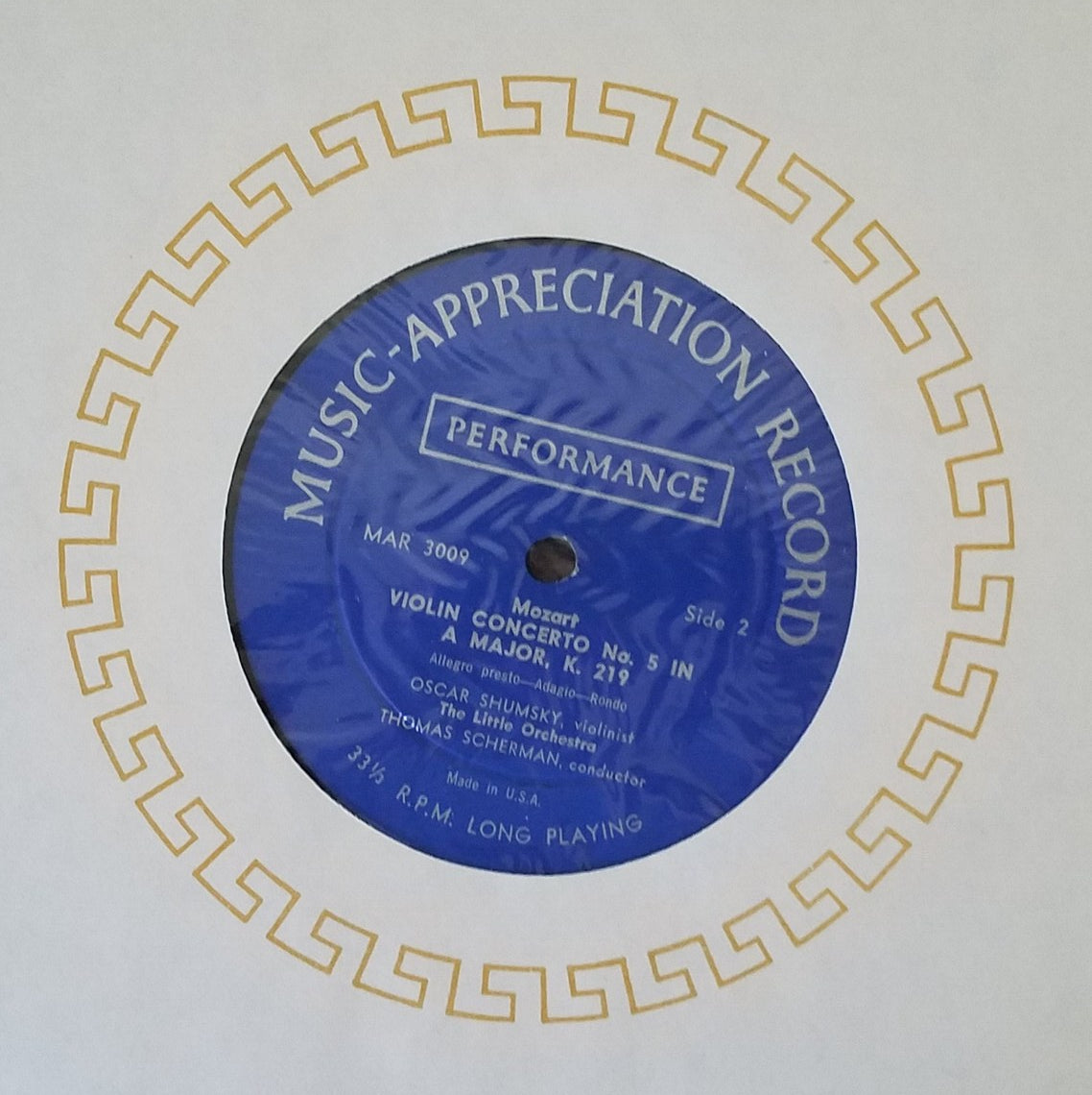 LP Record - Mozart: Haffner Symphony No. 35 and Violin Concerto No. 5