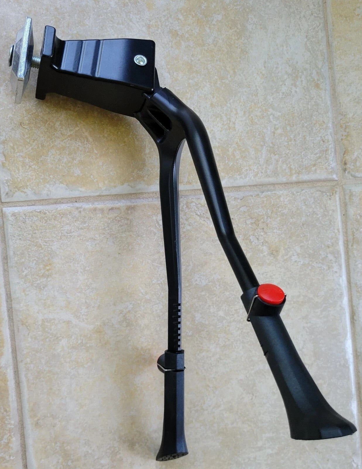 Adjustable Double Kickstand for Bicycles