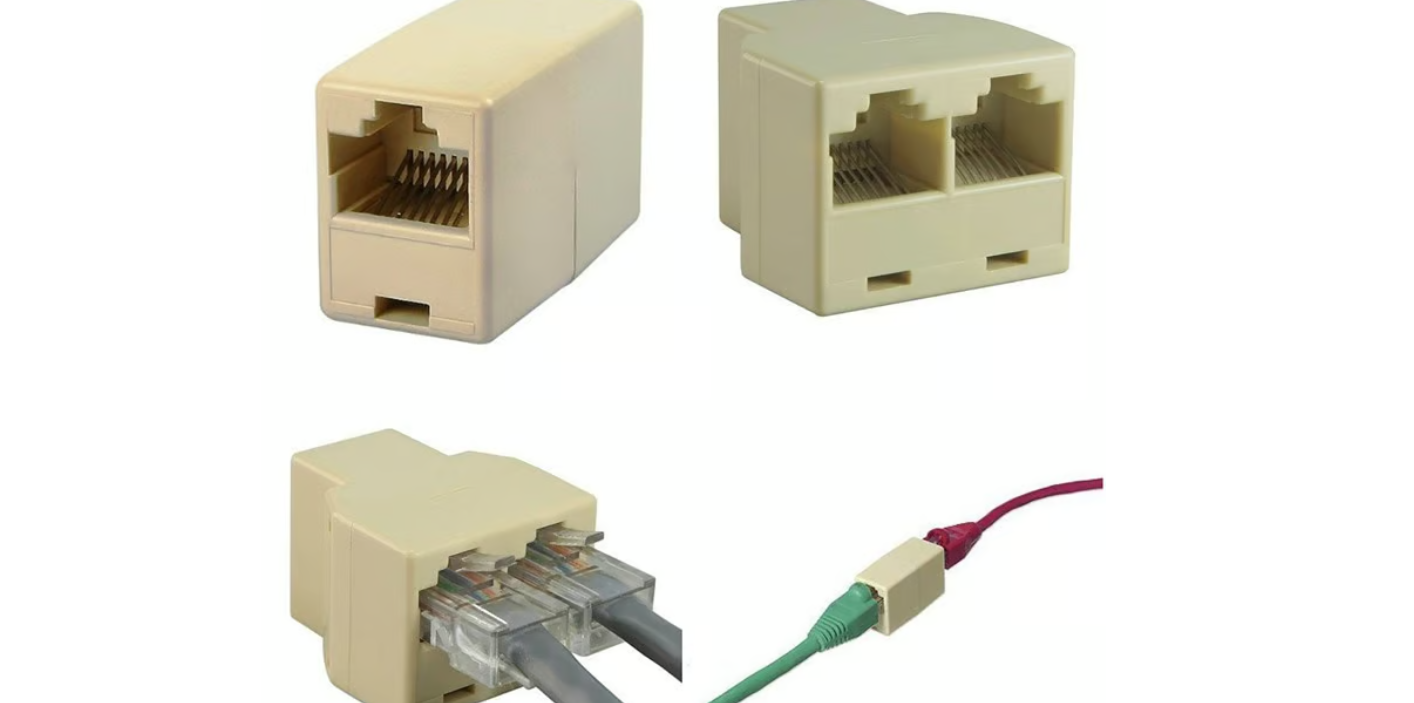 3. Cable Adapter: Ethernet RJ-45 Coupler Connector